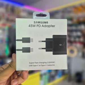 Carregador Samsung Turbo 45W – Potência e Velocidade
