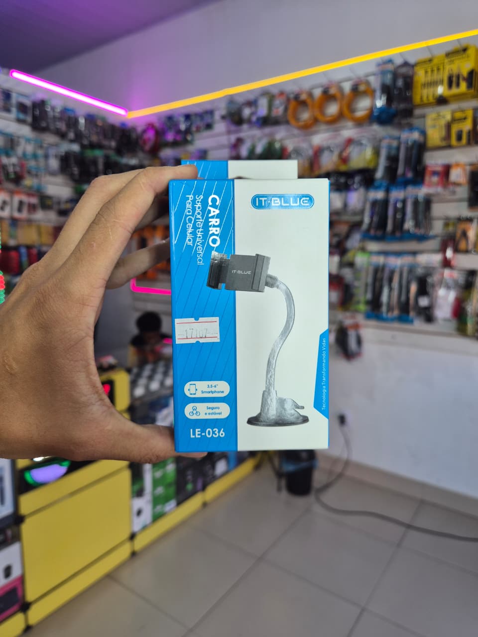 Suporte Veicular Para Celular Le-036