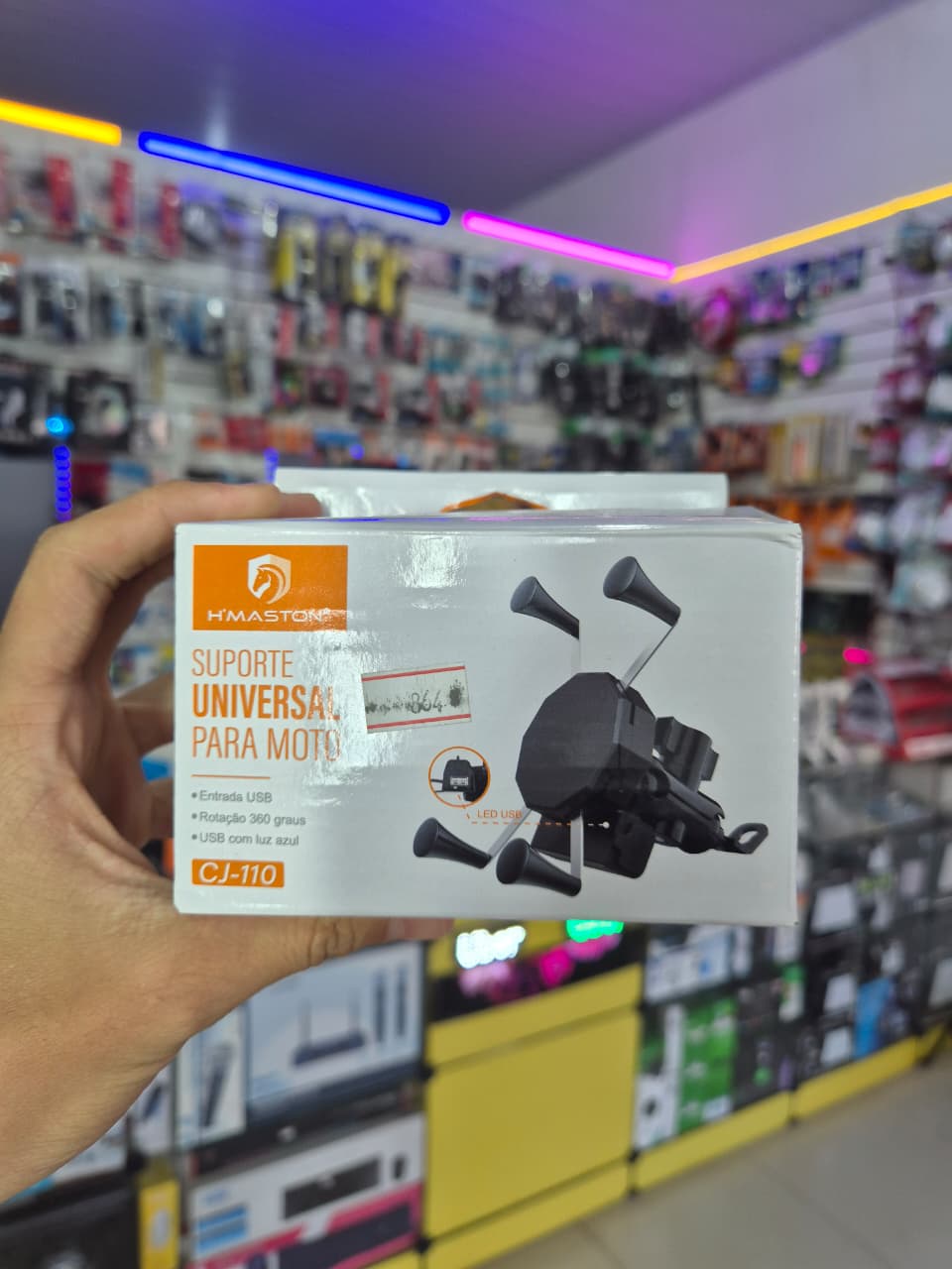 Suporte De Celular Para Moto Cj-110