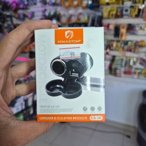 H'maston CS-10 Carregador Celular Turbo Tomada para Moto USB 12V GPS
