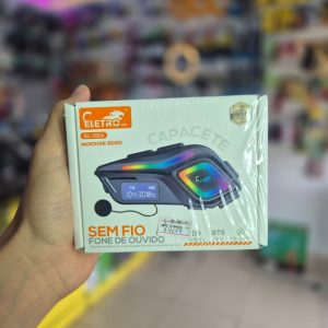 Fone de Ouvido de Capacete Moto Bluetooth Controle De Voz Intercomunicador