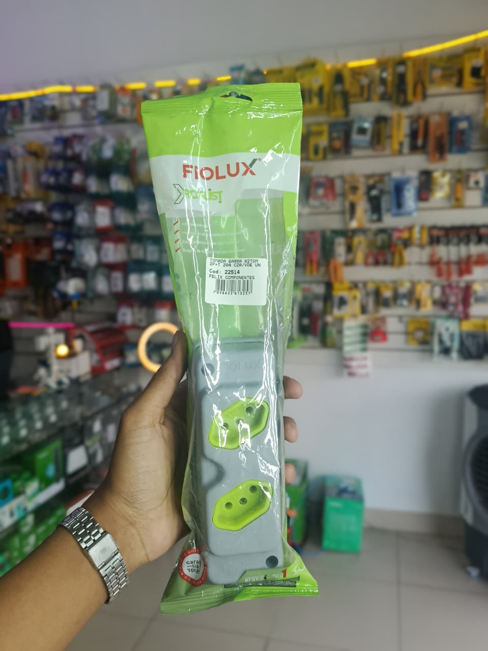 Tomada Barra 2tom 2p+t 20A cza/vde