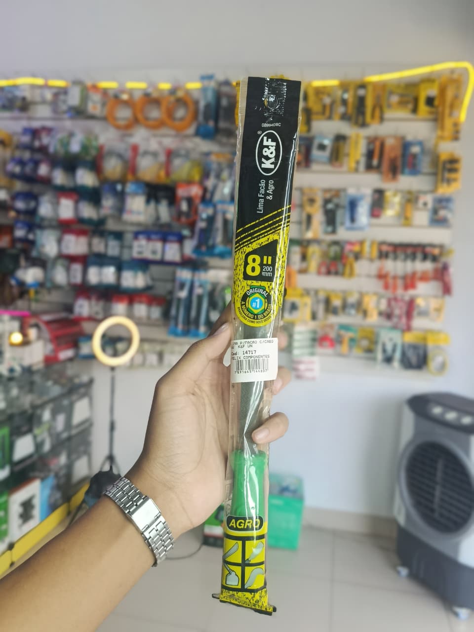 Lima p/ Facão com cabo 08` K & F