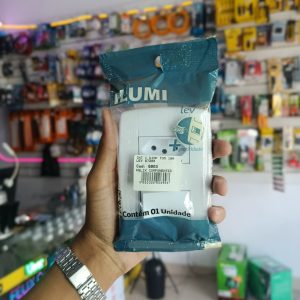 Interruptor 1 Simp c/ Tomada 10A Ilumi