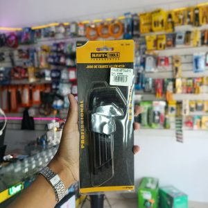 Jogo de Chave Allen Média NAVY+TOOLS