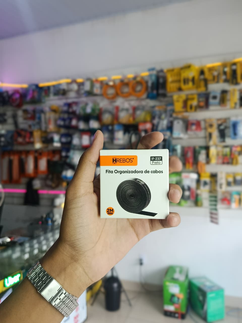 Fita Organizadora de Cabos 2M HREBOS
