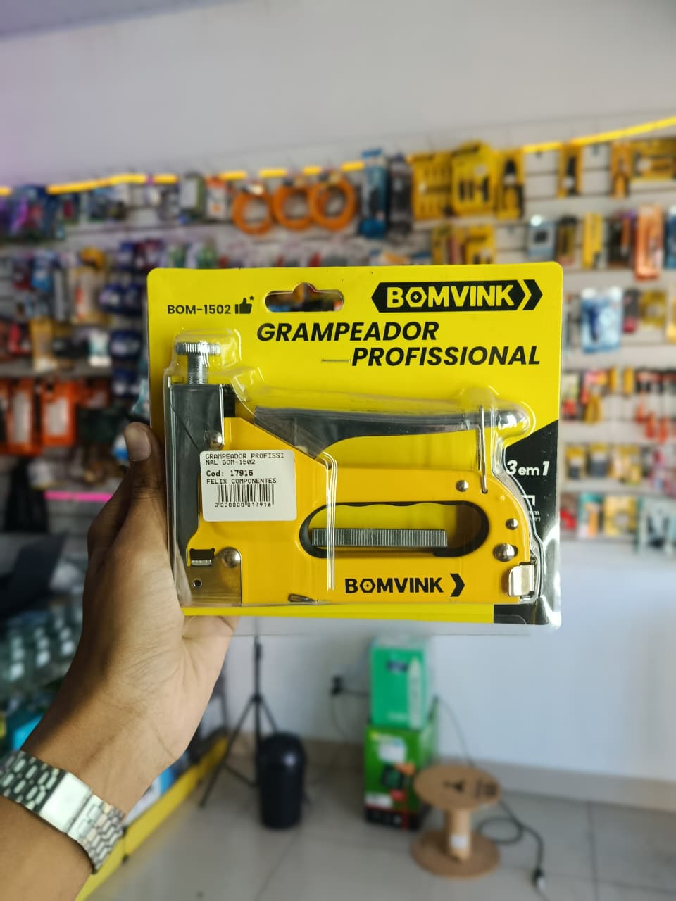 Grampeador Profissional BOMVINK