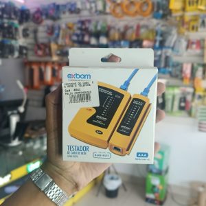 Testador de Cabo de Rede e Telefone RJ-45 E RJ-11 EXBOM