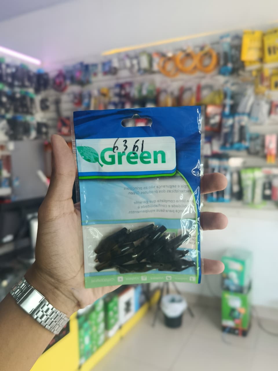 Garra Jacaré 5A C/ Capa Grande - Preta (44MM)