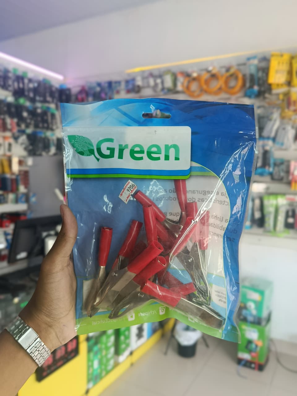 Garra Jacaré 50A - Vermelho