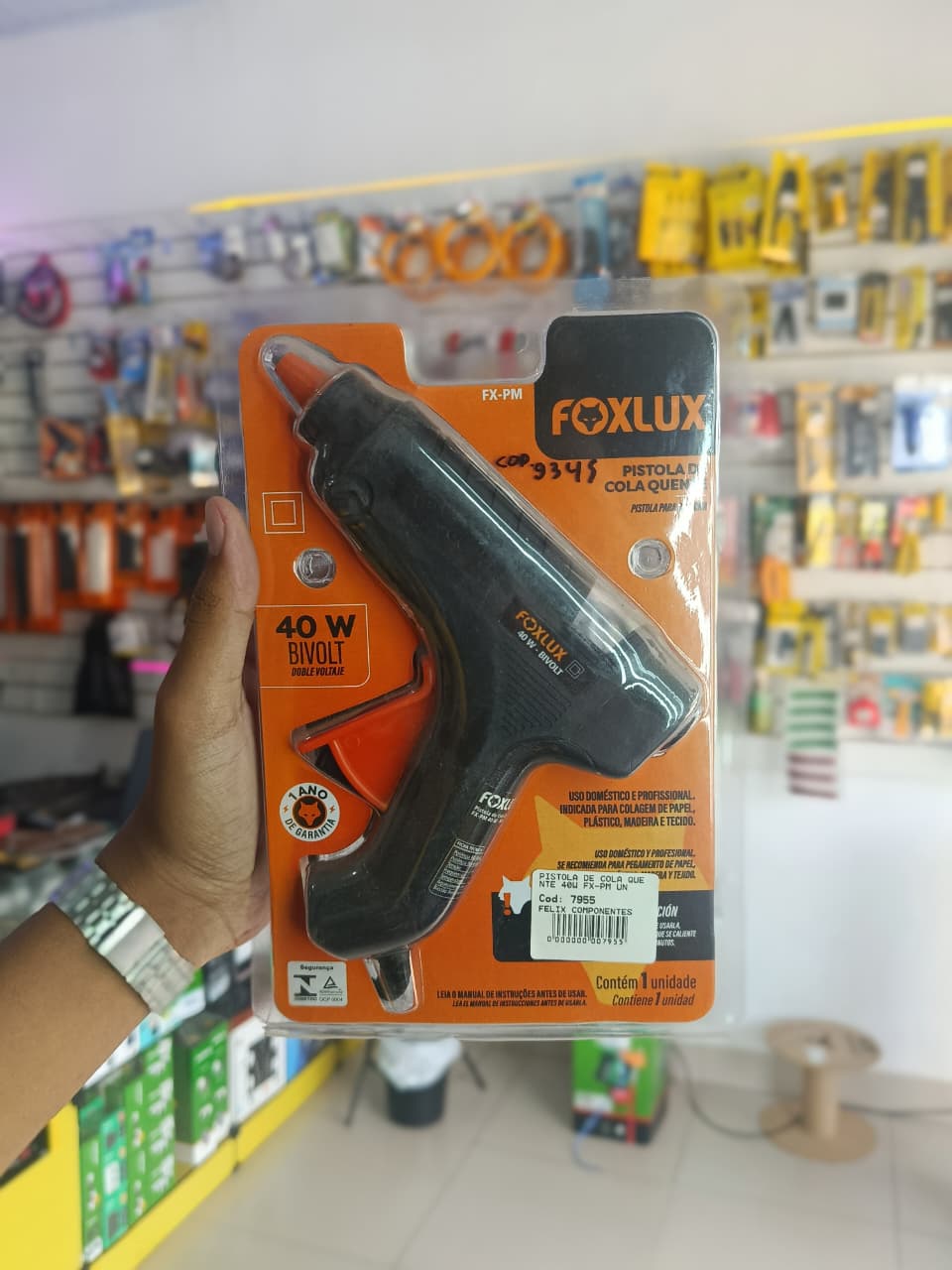 Pistola de Cola Quente 40W FX-PM FOXLUX