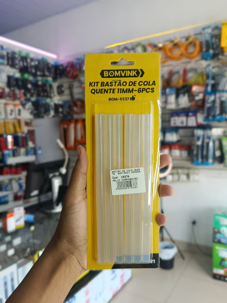 Kit/Jogo de Bastão de Cola Quente Grossa BOMVINK