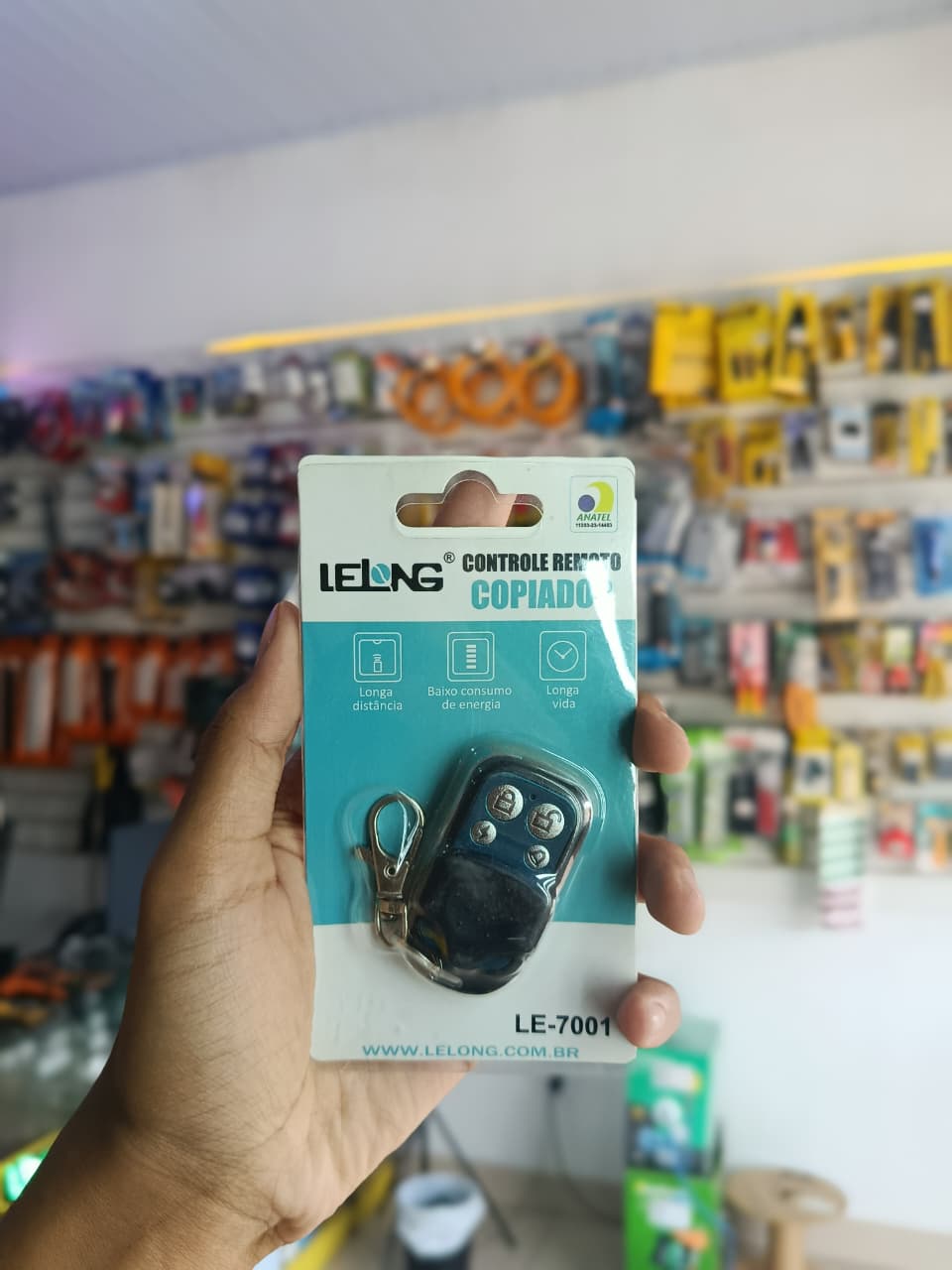 Controle Remoto De Longo Alcance 433mhz Cinza/preto - Imagem 2