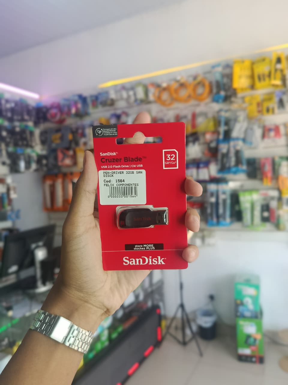 Pendrive SanDisk 32GB Cruzer Blade SDCZ50-032G-B35 2.0