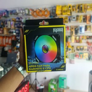 Cooler Para Gabinete E Cpu c/ Led Rgb 1500rpm REVENGER