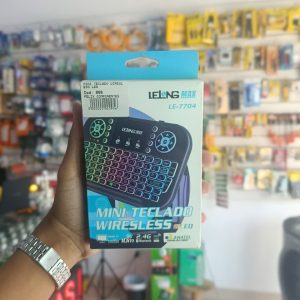 Mini Teclado/Controle Wirelless P/ Tv Smart, Tv Box, Pc Novo.